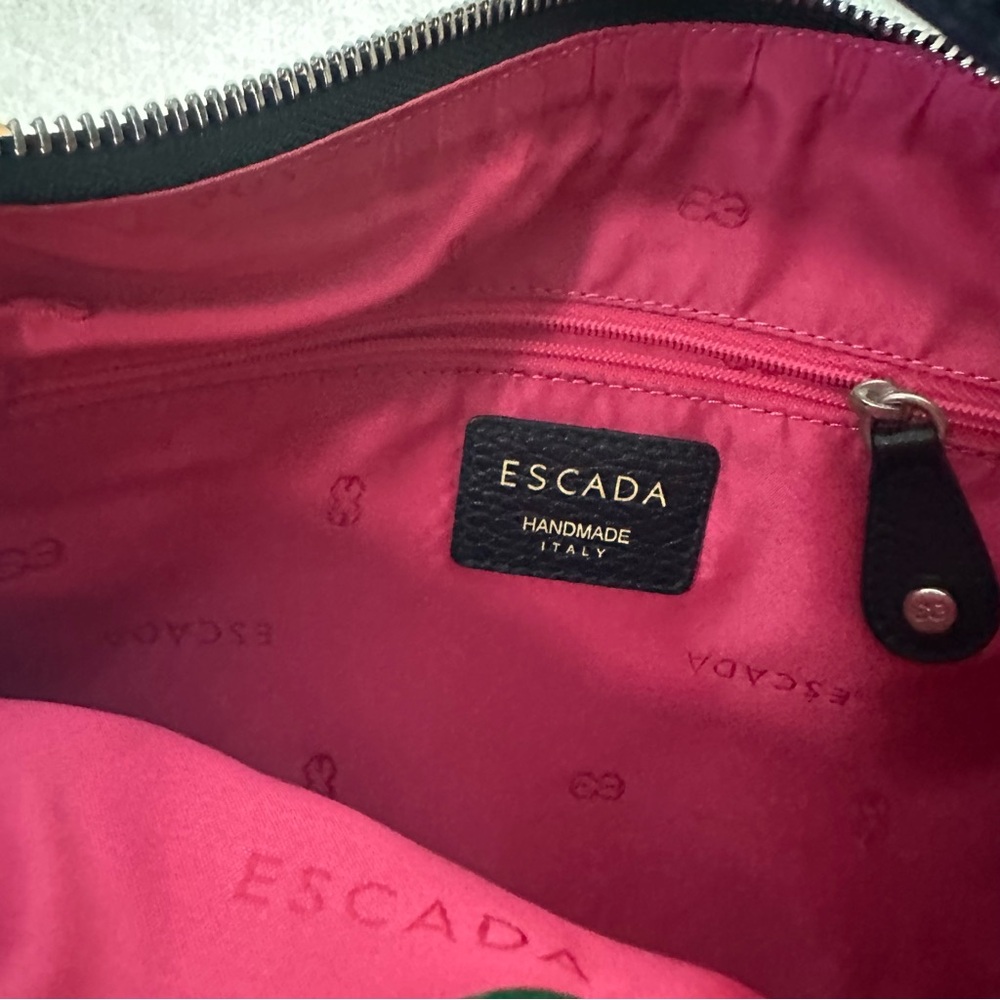 Escada Leather Eluna Shoulder Bag - Picture 3 of 5
